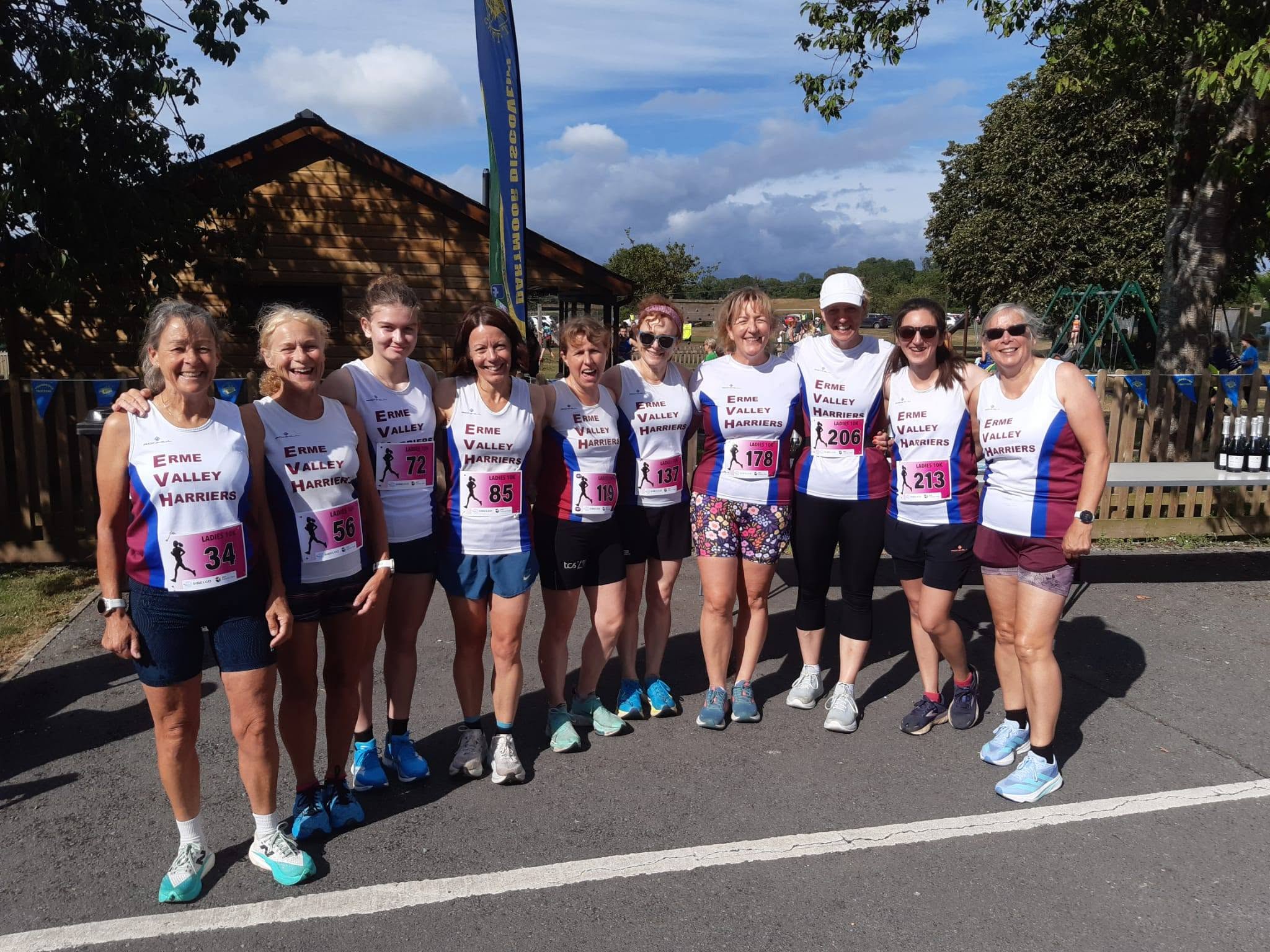 EVH Ladies in action at the 10K