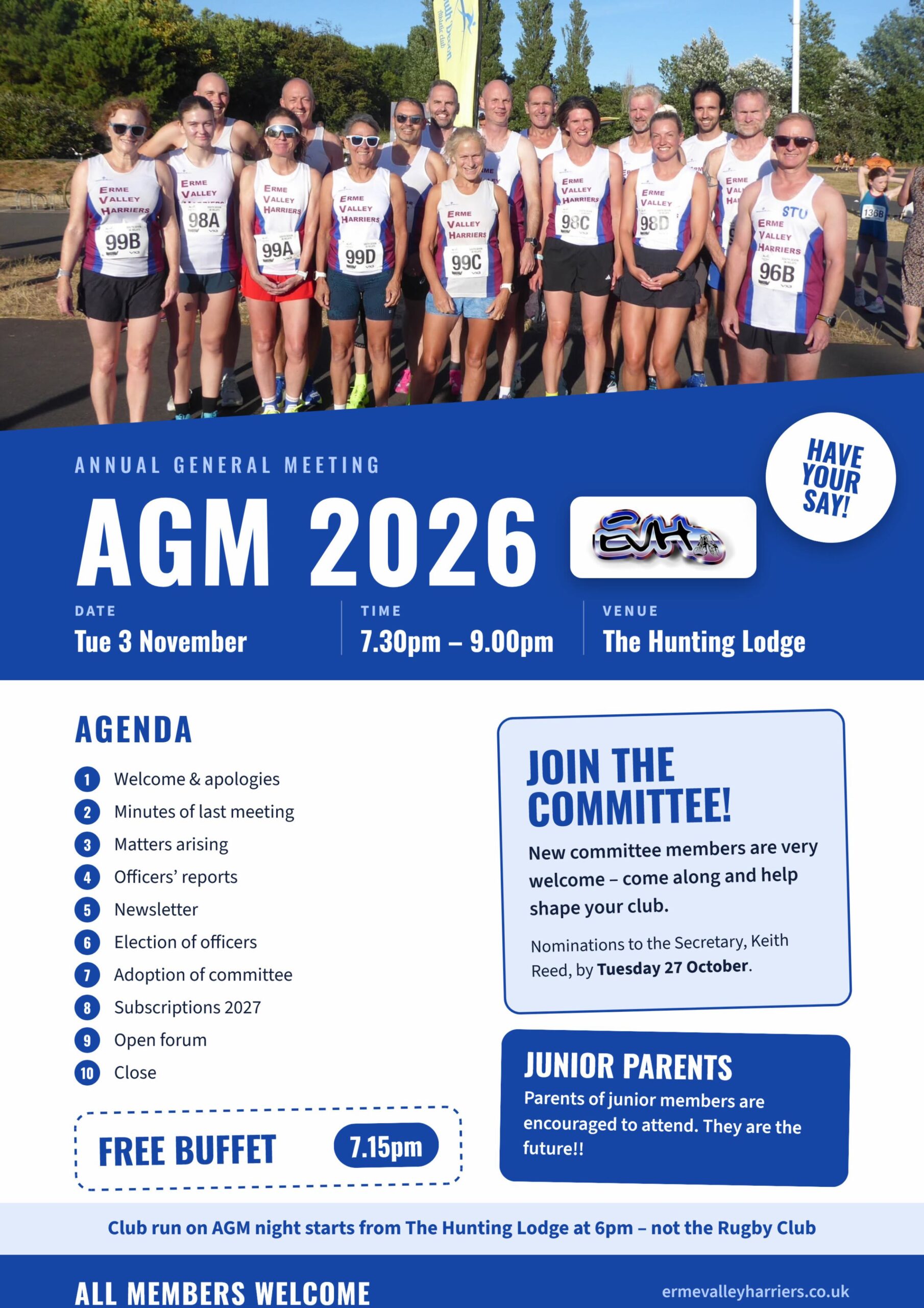 Notice of Club AGM